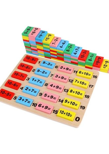 Çocuklar İçin Matematik Oyuncak Seti - Çok Renkli (Yurt Dışından)