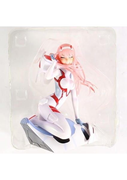 Anime Figürü Franxx Şekil Sıfır Iki 02 Beyaz Giysiler Kızlar Pvc Aksiyon Figürleri Oyuncak Koleksiyon Modeli | Aksiyon Figürleri