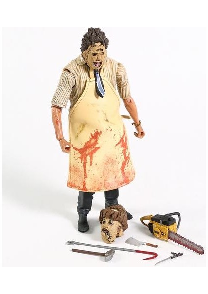 18 cm Neca Texas The The The The The Cainsaw Katliam Pvc Figure Koleksiyon Model Oyuncak 7