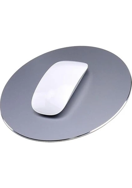 220 * 220MM Yüksek Sınıf Yaratıcı Dairesel Alüminyum Metal Oyunu Mouse Pad Pc Bilgisayar Dizüstü Oyun Mousepad Apple Mackbook Için | Oyun Mousepad | Oyun Mouse Padmouse Pad