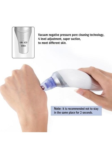 Vakum Siyah Kehreli Çıkma Yüz Vakum Emzik Gözenek Temizleyici Sivil Comedo Çıkarma Mikrodermabrazyon Yüz Temizliği | Vakum Gözenek Temizleyici | Vakum Blackheadface Gözenek fırsatları