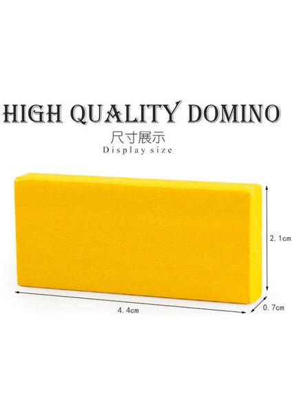 Domino Set Çocuk Eğitim Yapı Blokları Öğrenci Standart Rekabet Organ Domino(Yurt Dışından)