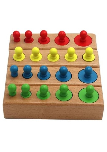 Çocuklar Montessori Silindir Soketi Bulmacalar Oyuncak Bebek Gelişimi Uygulama ve Sensescreschool Eğitim Ahşap Oyuncaklar Çocuk | Matematik Oyuncakları