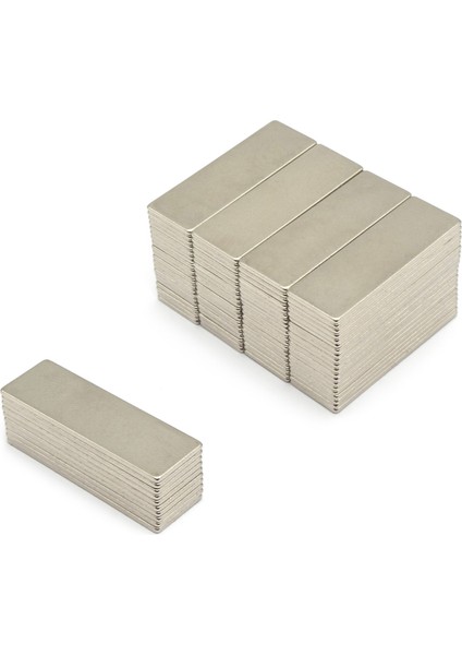 30x10x1 mm N35 Neodyum Dikdörtgen Güçlü Mıknatıs (Boy: 30 mm, En: 10 mm, Kalınlık: 1 mm)