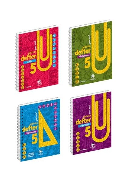 5. Sınıf Defter Seti