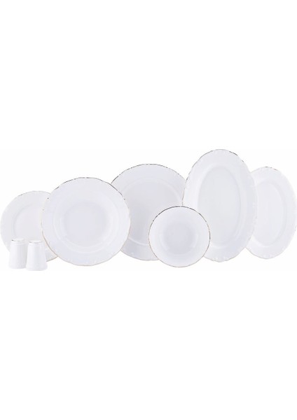 Vinta Collection 55 Parça Yemek Takımı Platin