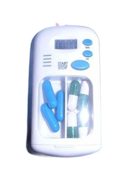 Taşınabilir Zamanlama Elektronik Ilaç Kutusu Geri Sayım Elektronik Zamanlama Hatırlatma Ilaç Kutusu (Yurt Dışından)