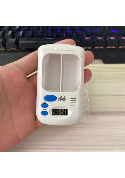 Taşınabilir Zamanlama Elektronik Ilaç Kutusu Geri Sayım Elektronik Zamanlama Hatırlatma Ilaç Kutusu (Yurt Dışından)