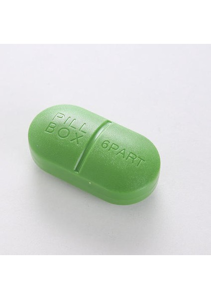 4pcsportable Taşınabilir Hap Kutusu Bir Haftalık Alt Kutu Mühürlü Kutu 6 Bölmeli Mini Sevimli Altı Bölmeli Hap Kutusu (Yurt Dışından)
