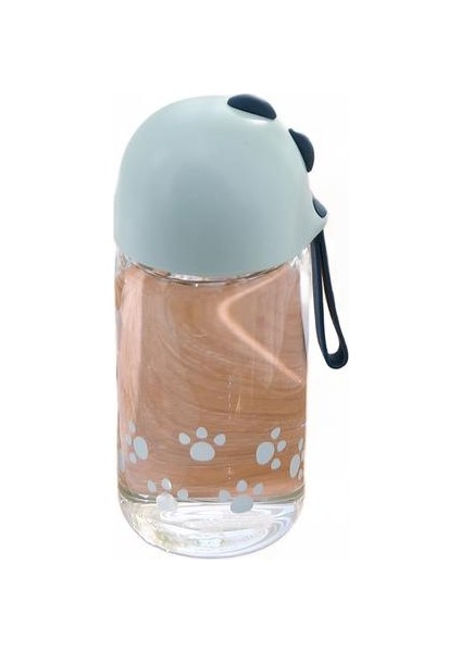 380ML Yüksek Borosilikat Malzeme Yaratıcı Su Kupası Açık Hava Taşınabilir Su Kupası Öğrenciler Için Sevimli Kupa (Yurt Dışından)