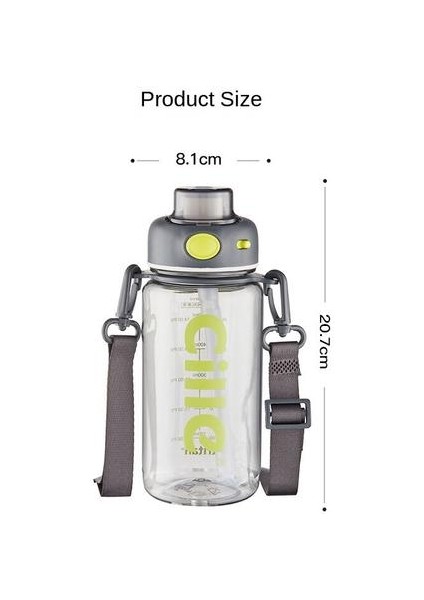 700ML Tritan Su Kupası Taşınabilir Kupa Erkek ve Kız Öğrencileri Yaz Büyük Kapasiteli Spor Şişesi (Yurt Dışından) fiyatları