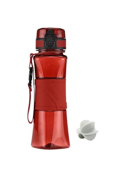 500ML Spor Su Kupası Fitness Su Şişesi Taşınabilir Sızıntı Korumalı ve Protein Pudra Milkshake Shaker Cup ile Kadın Anti-Fall Antien ve Kadınlar (Yurt Dışından)