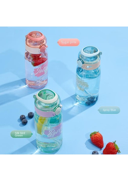 570ML Tritan Su Bardakları Erkek ve Kız Öğrenciler Için Taşınabilir Plastik Bardaklar Çocuk Spor Su Şişeleri Saman Kupaları Içme (Yurt Dışından) fiyatları