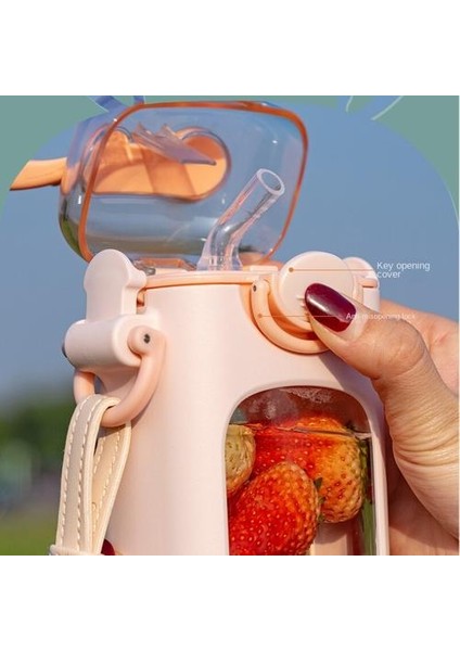 Büyük Kapasiteli Tritan Su Kupası Çocuk Içme Kupası Öğrenci Sippy Kupası (Yurt Dışından) fiyatları