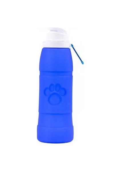 500ML Silikon Katlanır Su Şişesi Gıda Sınıfı Silikon Su Şişesi Hareket Portatif Su Şişesi Seyahat Katlanır Su Şişesi (Yurt Dışından)