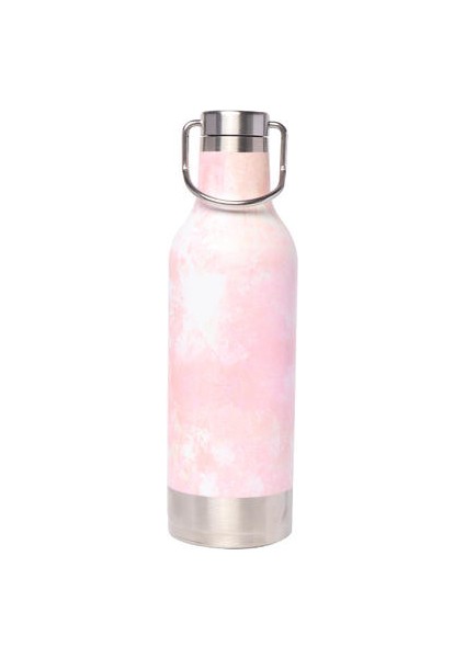 500ML Hava Boya Baskı İçecek Şişesi İçecekŞişesi Katlanır Tasar İçecekŞişesi Açık Hava Spor Şişesi Paslanmaz Çelik Şişe (Yurt Dışından)