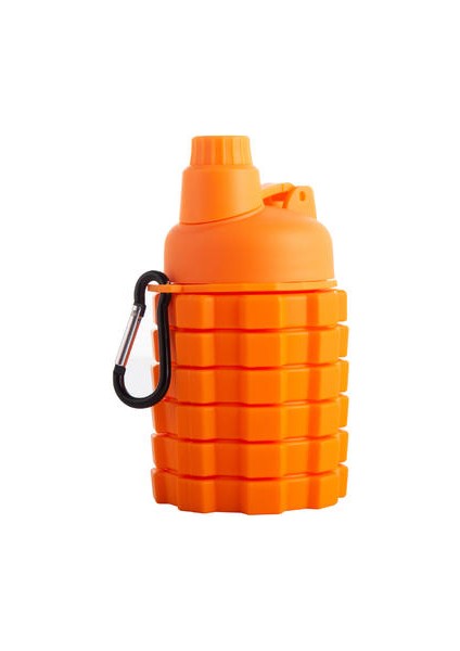 500ML Silikon Katlanır Teleskopik Su Kupası Açık Hava Spor Su Şişesi Taşınabilir Seyahat Tenceresi Dağcılık Bisikleti Içme Kupası Su Şişesi (Yurt Dışından)