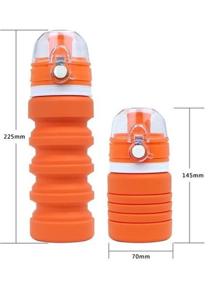 400ML Silikon Su Şişesi Uygun Taşınabilir Açık Hava Spor Kupası Dağcılık Katlanır Su Şişesi Bisiklet Su Şişesi (Yurt Dışından) fırsatları