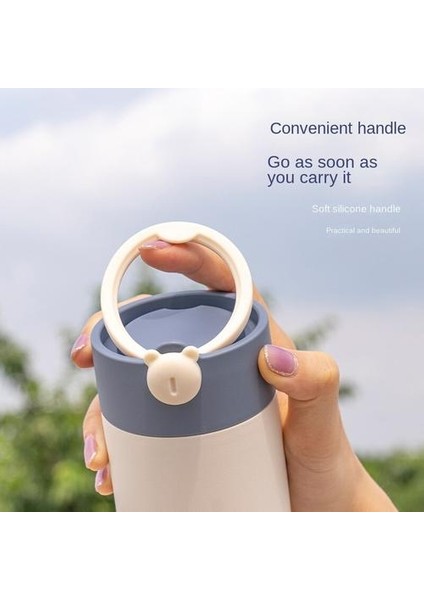 Sevimli Kız Termos Kupası Yaratıcı Taşınabilir Kulp Termos Kupası Öğrenciler Için Thermos Cup (Yurt Dışından) fırsatları