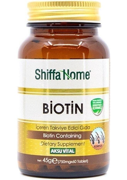 Biotin 60 Tablet 750 Mg