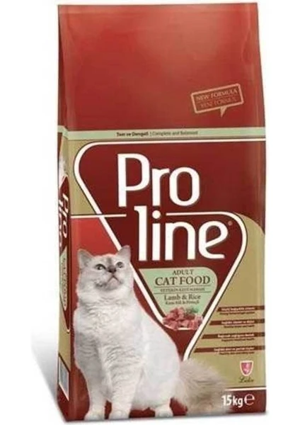 Pro Line Proline Kuzu Etli Yetişkin Kedi Maması 15 kg