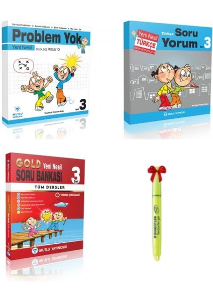 3. Sınıf Problem Yok Soru Yorum Gold Tüm Dersler Set