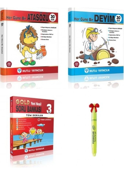 3. Sınıf Her Güne Bir Atasözü Deyim Gold Tüm Dersler