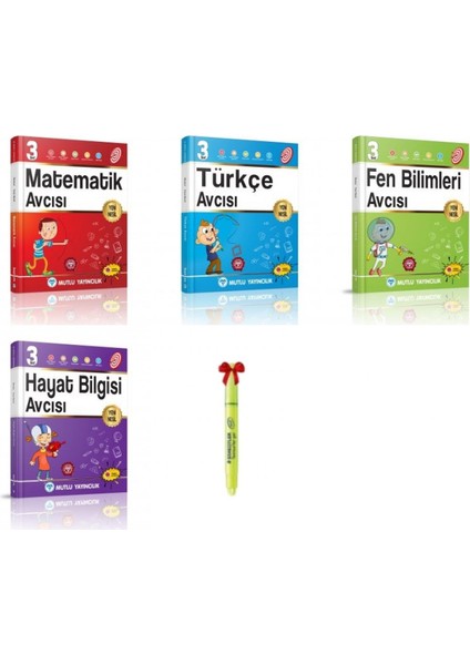 3. Sınıf Matematik Türkçe Fen Bilgisi Hayat Bilgisi Avcısı Set