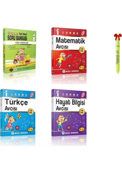 1. Sınıf Tüm Dersler Matematik Türkçe Hayat Bilgisi Avcısı Set