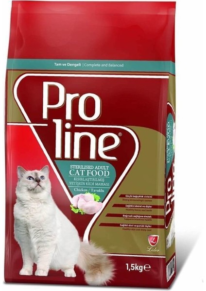 Proline Tavuklu Kısırlaştırılmış Kedi Maması 1.5 kg