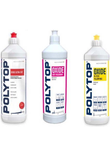 Oxide Ultra Kalın Antihologram Hare ve Hitech Boya Koruma Seti 1 Lt