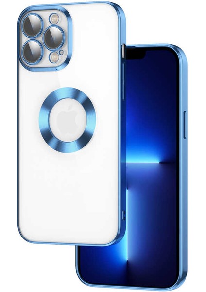 iPhone 13 Pro Omega Serisi Kamera Korumalı Logo Gösteren Fit Kılıf