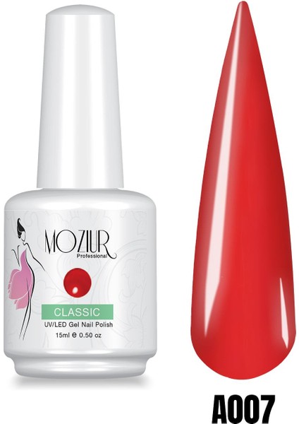 Mozıur Uv LED Kalıcı Oje 15 ml
