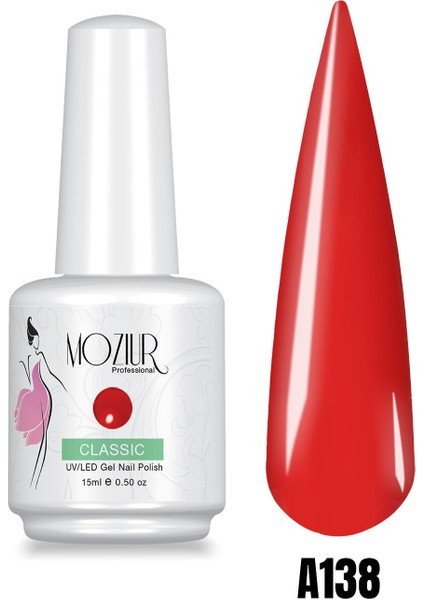 Mozıur Uv LED Kalıcı Oje 15 ml