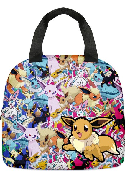 Öğrenci Karikatürü Taşınabilir Öğle Yemeği Çantası