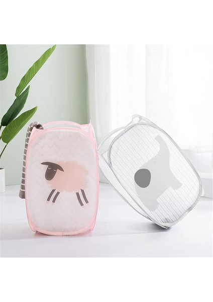 Polyester Fiber Çamaşır Sepeti Nem Geçirmez Nefes Alabilir Fall Anti-Fall ve Kirli Çamaşır Sepeti (Yurt Dışından) fırsatları