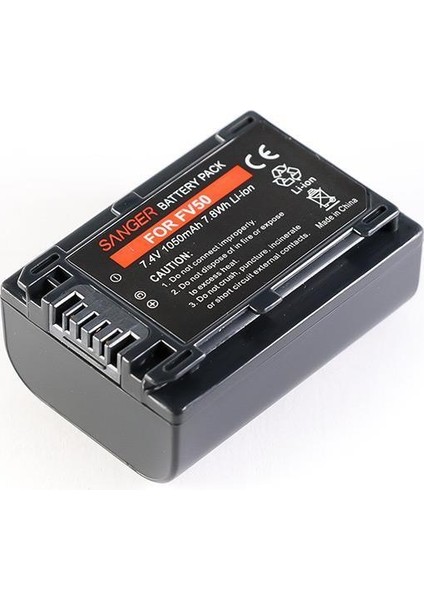 Sony DCR-HC85 DCR-HC94E DCR-HC96 Için Sanger NP-FV50 Batarya
