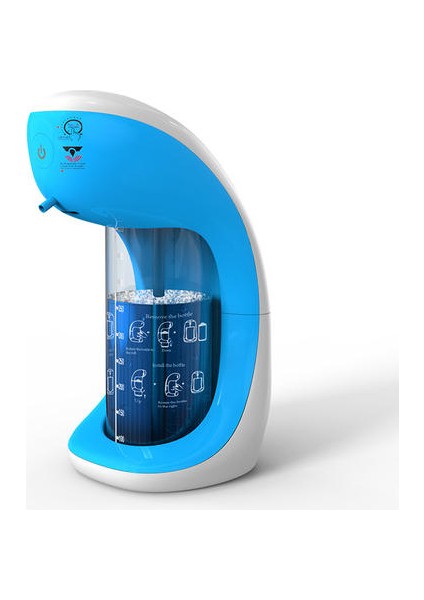500ML Otomatik Indüksiyon Köpük El Dezenfektanı Dokunmatik Olmayan Dikey Duvara Monte El Dezenfektanı Makinesi Ev Sabunu Dağıtıcısı (Yurt Dışından)