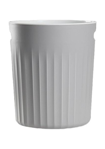10LPRESÜR Halka Kapaksız Oturma Odası Yatak Odası Çöp Kutusu Sınıflandırılmış Plastik Sıhhi Kova (Yurt Dışından)