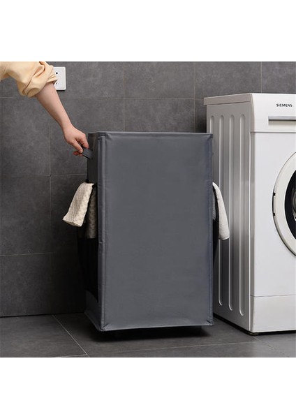 Oxford Bez Çamaşır Sepeti Evde Sıkıntı Olmayan Nefes Boş Nem Gözden Geçirmez Külle Dayanıklı Kirli Çamaşır Sepeti (Yurt Dışından) indirimleri