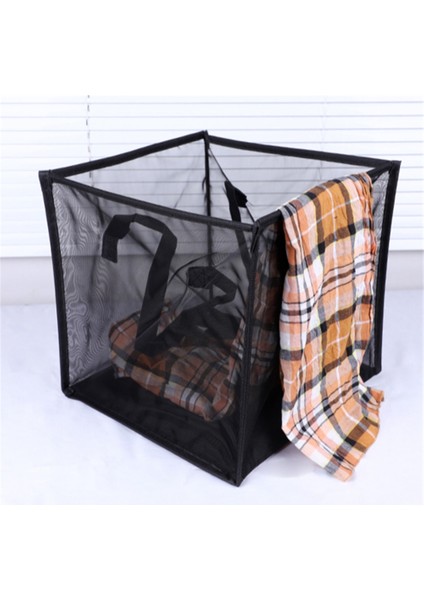 Plastik Çamaşır Sepeti Nefes Alabilen Küf Dirençli Düşüşe Dayanıklı ve Alan Tasarruflu Kirli Çamaşır Sepeti (Yurt Dışından)