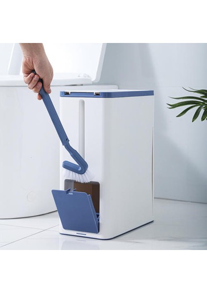 5l Japon Tarzı Entegre Çöp Kutusu Ev Çöp Kutusu Kapaklı Oluklu Pres Tipi Çöp Kutusu Kapaklı (Yurt Dışından)