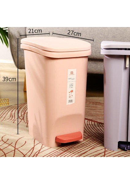 8lsquare Çöp Kutusu Kapaklı Yaratıcı Büyük Kağıt Sepet Ev Çöp Kutusu (Yurt Dışından)