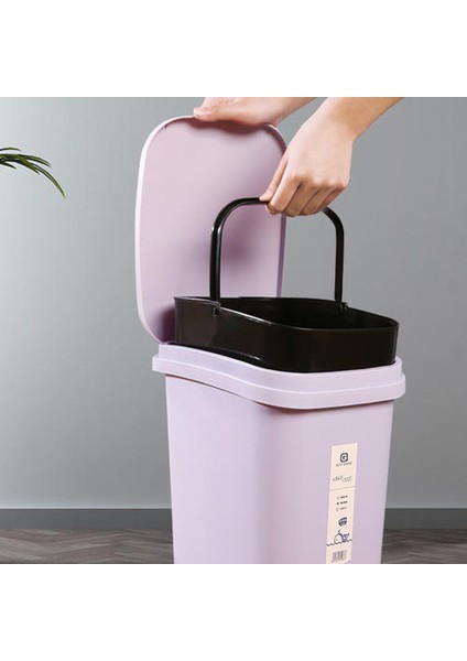 8lsquare Çöp Kutusu Kapaklı Yaratıcı Büyük Kağıt Sepet Ev Çöp Kutusu (Yurt Dışından)
