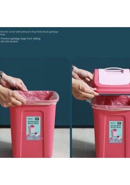 11LNORDIC Lid Ofis Çöp Kutusu Mutfak Ev Çöp Kutusu Kalınlaşmış Masaüstü Çöp Kutusu (Yurt Dışından) fiyatları