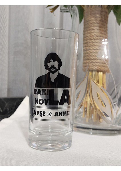Rakı Bardağı Kişiye Özel Yada Firmaya Özel Baskı