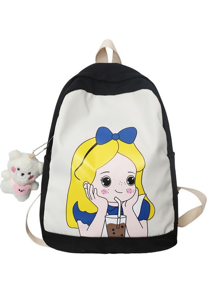 Senlınlı Çizgi Film Kız Sırt Çantası (Yurt Dışından)