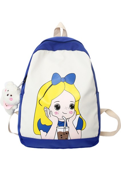 Senlınlı Çizgi Film Kız Sırt Çantası (Yurt Dışından)