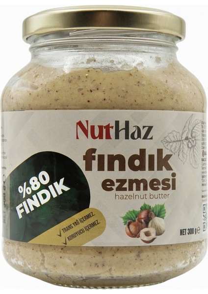 Fındık Ezmesi 300 gr 9'lu Cam Kavanoz Set Koli