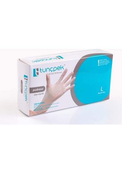 Vinil Eldiven Pudrasız Large